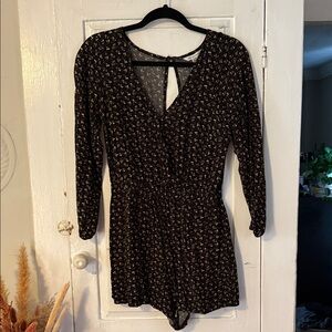 American Eagle Outfitters Black Romper